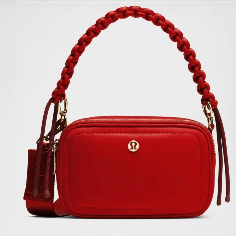 Lunar new year camera bag dark red
